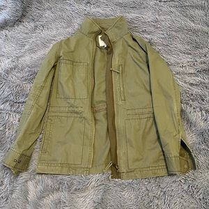 Madewell Military Shirt Jacket (w zipper)